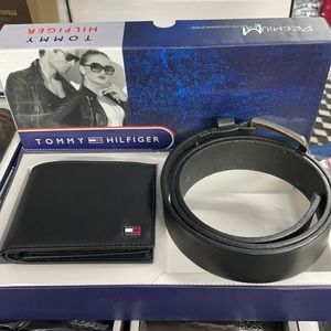 Tommy orginal belt and wallet combo pack
